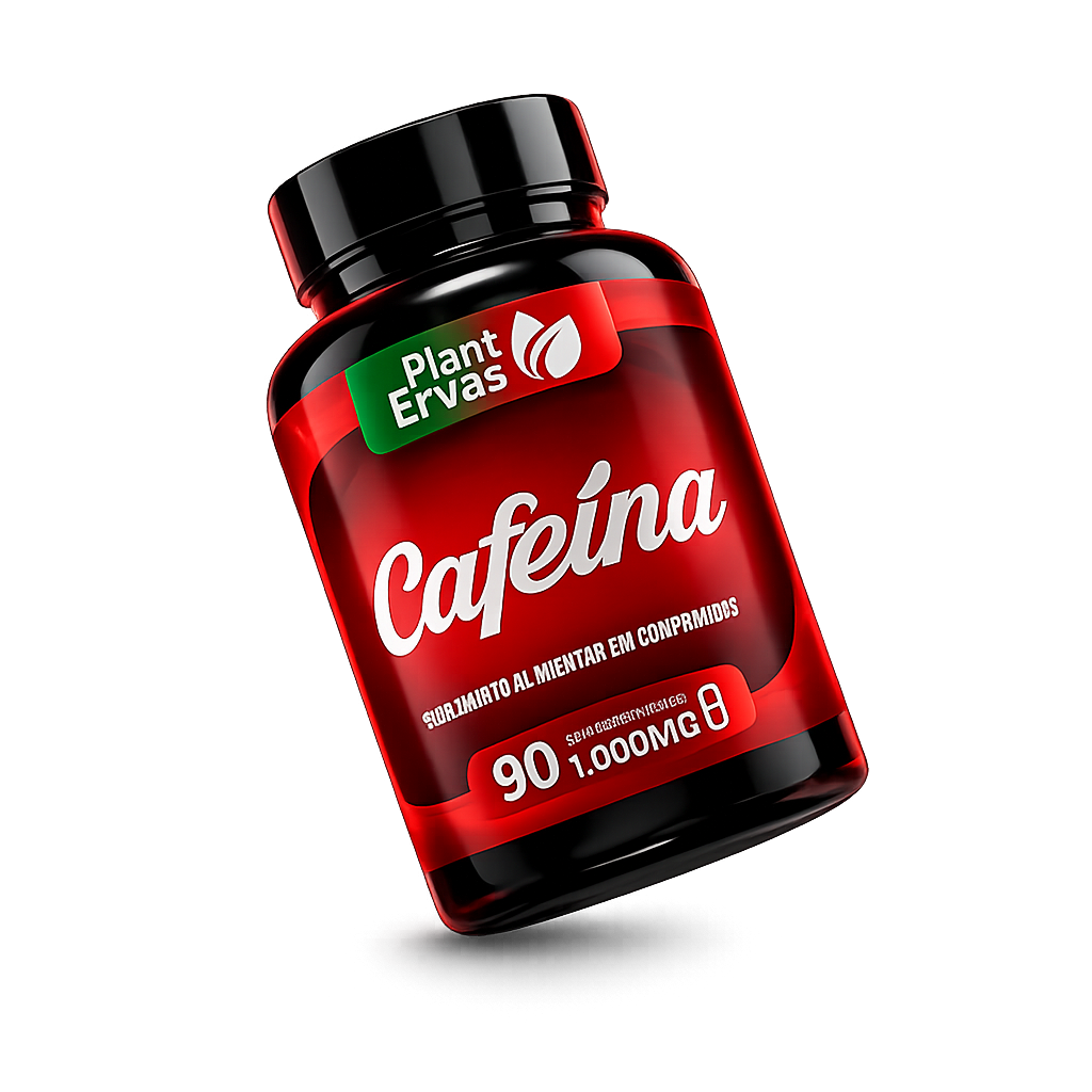 Pote de cafeína Plant Ervas inclinado
